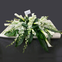 Sympathy in White  from Casey's Garden Shop & Florist, Bloomington Flower Shop