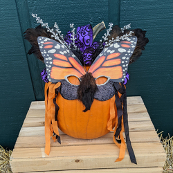 Masquerade Pumpkin from Casey's Garden Shop & Florist, Bloomington Flower Shop