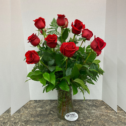 One Dozen Red Roses - Classic from Casey's Garden Shop & Florist, Bloomington Flower Shop