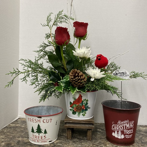 Happy Holidays from Casey's Garden Shop & Florist, Bloomington Flower Shop