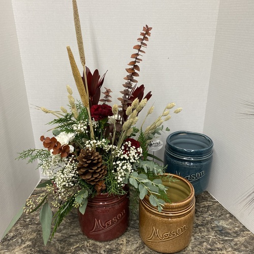 Homespun Holidays from Casey's Garden Shop & Florist, Bloomington Flower Shop