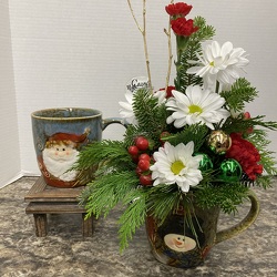 Mug of Cozy Wishes from Casey's Garden Shop & Florist, Bloomington Flower Shop