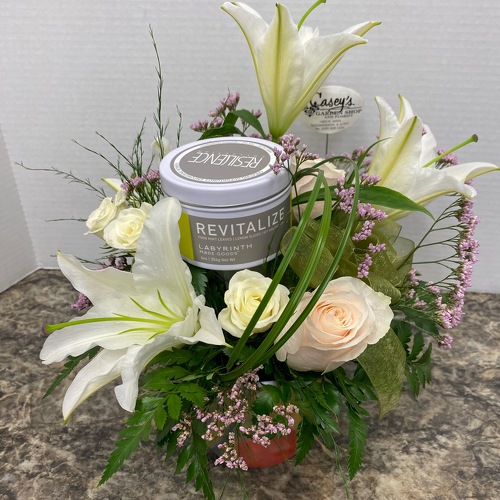 Spa Day Floral from Casey's Garden Shop & Florist, Bloomington Flower Shop