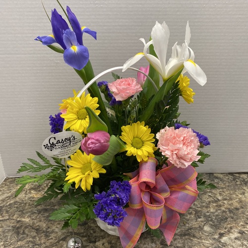 Spring Basket from Casey's Garden Shop & Florist, Bloomington Flower Shop