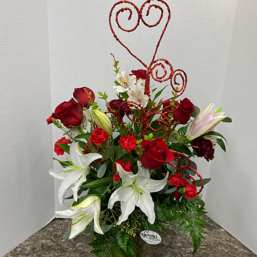 True Love from Casey's Garden Shop & Florist, Bloomington Flower Shop