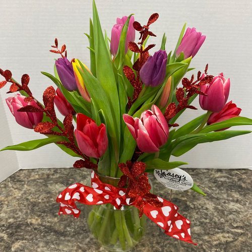 Deluxe Tulips For You from Casey's Garden Shop & Florist, Bloomington Flower Shop