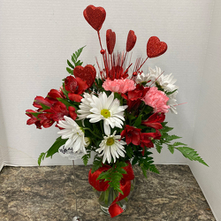 Happy Valen-"times" from Casey's Garden Shop & Florist, Bloomington Flower Shop