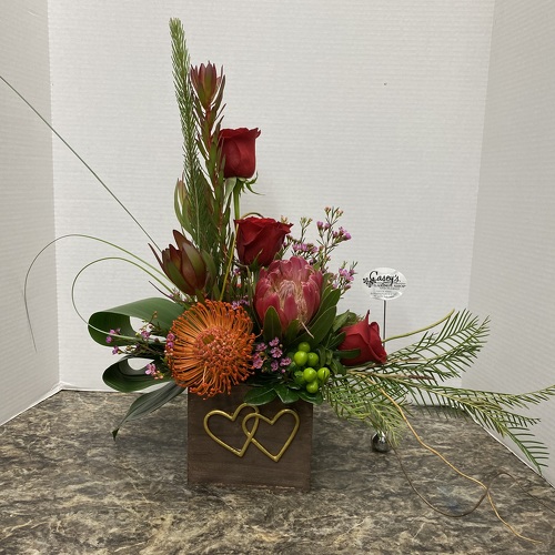 Warm Hearts from Casey's Garden Shop & Florist, Bloomington Flower Shop