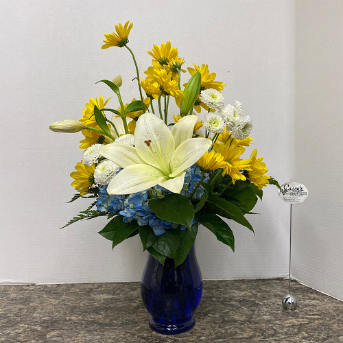 Brite Remembrance from Casey's Garden Shop & Florist, Bloomington Flower Shop