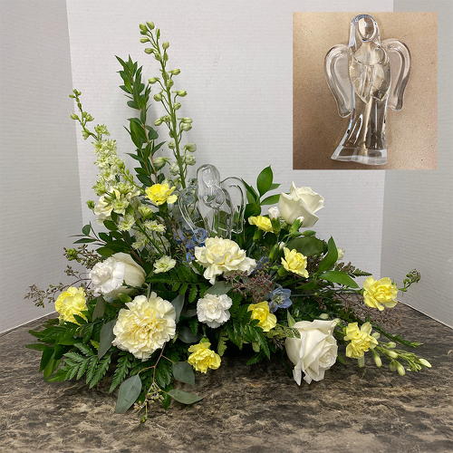 Crystal Angel from Casey's Garden Shop & Florist, Bloomington Flower Shop