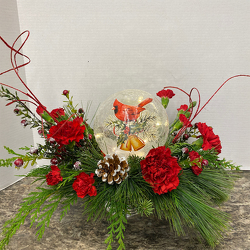 Frosted Luminary from Casey's Garden Shop & Florist, Bloomington Flower Shop