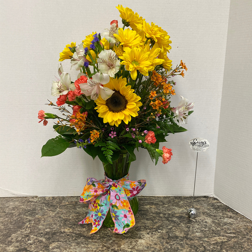 Funky Fresh from Casey's Garden Shop & Florist, Bloomington Flower Shop