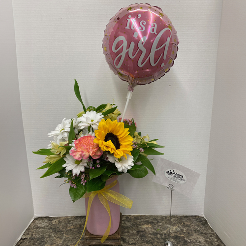 It's A Girl! from Casey's Garden Shop & Florist, Bloomington Flower Shop