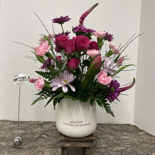 Good Job Mom! from Casey's Garden Shop & Florist, Bloomington Flower Shop