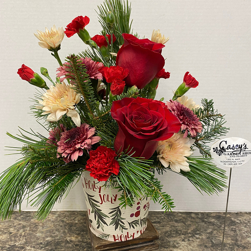 Holly Jolly from Casey's Garden Shop & Florist, Bloomington Flower Shop