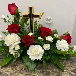 Rugged Cross from Casey's Garden Shop & Florist, Bloomington Flower Shop