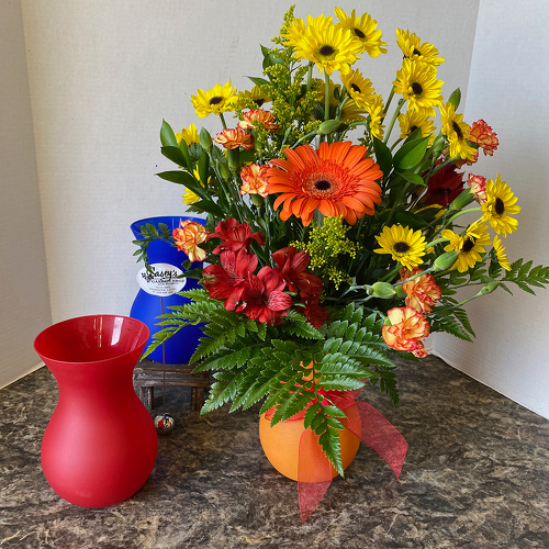 Bright Vibes from Casey's Garden Shop & Florist, Bloomington Flower Shop