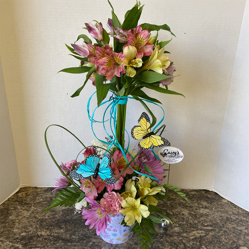 Flutter & Flourish from Casey's Garden Shop & Florist, Bloomington Flower Shop