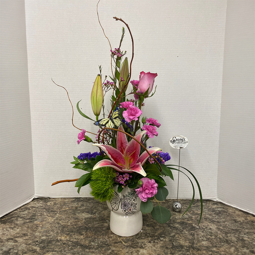 Fluttering Beauty from Casey's Garden Shop & Florist, Bloomington Flower Shop