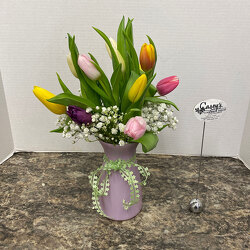 Jelly Bean Tulips from Casey's Garden Shop & Florist, Bloomington Flower Shop