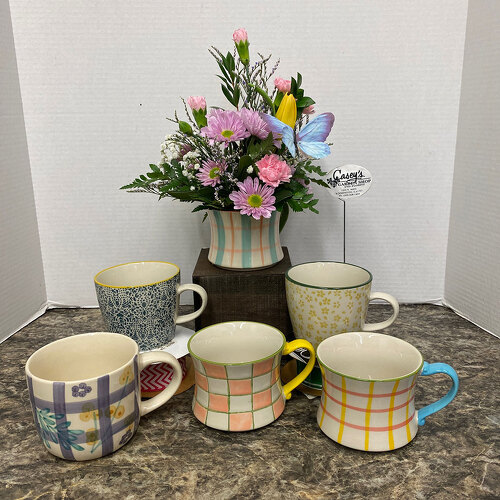 Spring Blooms Mug from Casey's Garden Shop & Florist, Bloomington Flower Shop