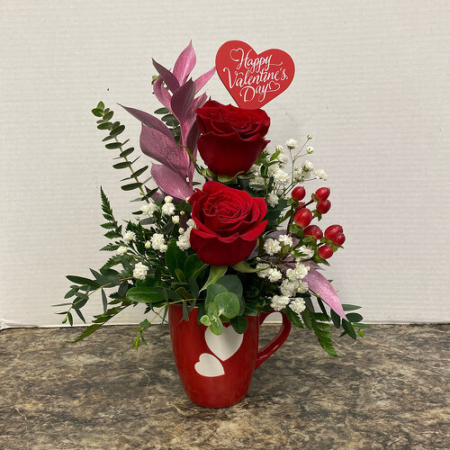 Two Hearts from Casey's Garden Shop & Florist, Bloomington Flower Shop