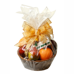 Deluxe Christmas Fruit Basket from Casey's Garden Shop & Florist, Bloomington Flower Shop