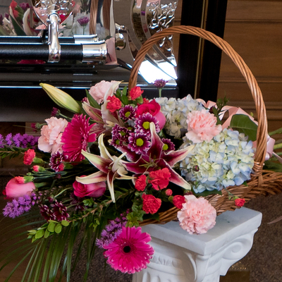 Garden Memories Fireside Basket from Casey's Garden Shop & Florist, Bloomington Flower Shop